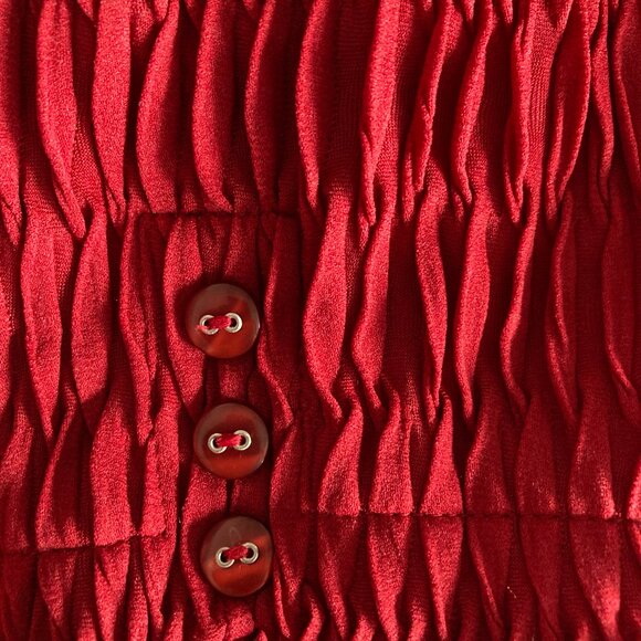 Southern Lady Red Cardigan Extra Large XL - Picture 3 of 6